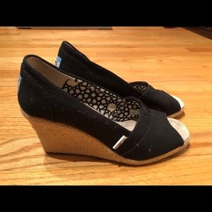 Toms canvas wedge